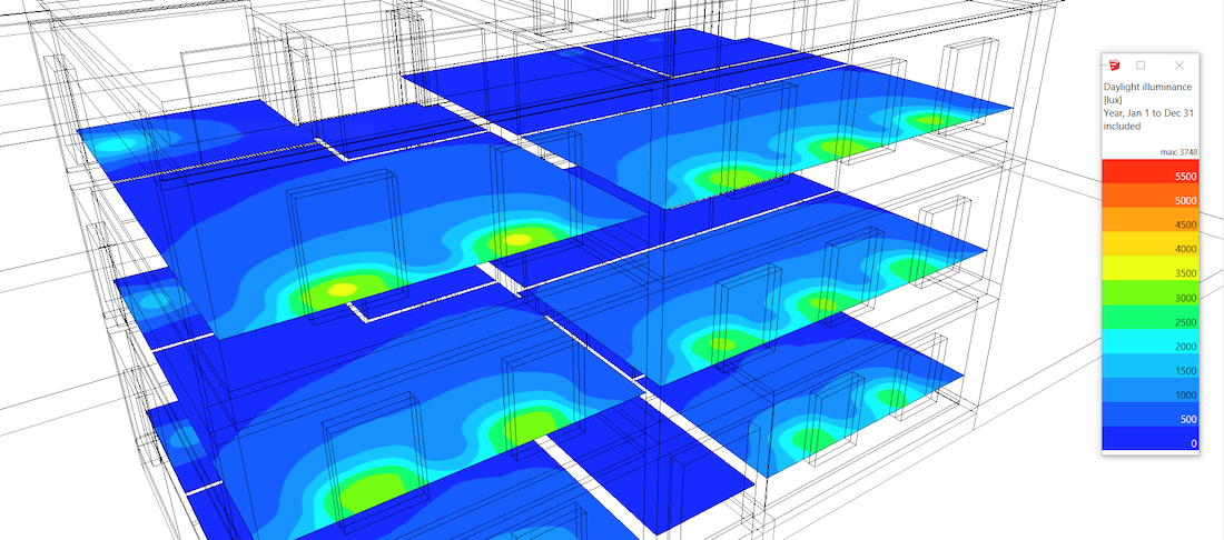 DL-Light extension Lux SketchUp model snapshot image