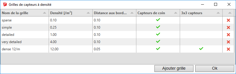 DL-Light extension sketchup sensors grid selection custom density fr