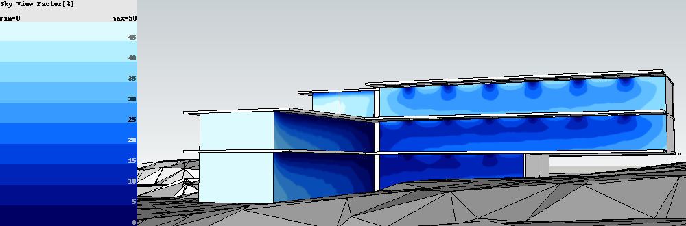 DL-Light extension skyview factor Sketchup model snapshot image