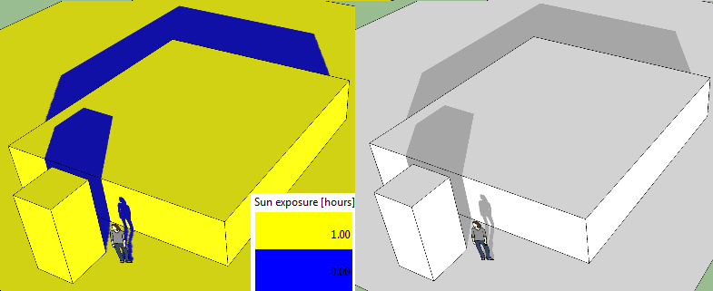 DL-Light extension sketchup sunexposure single hour