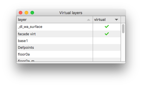 virtual layer dialog