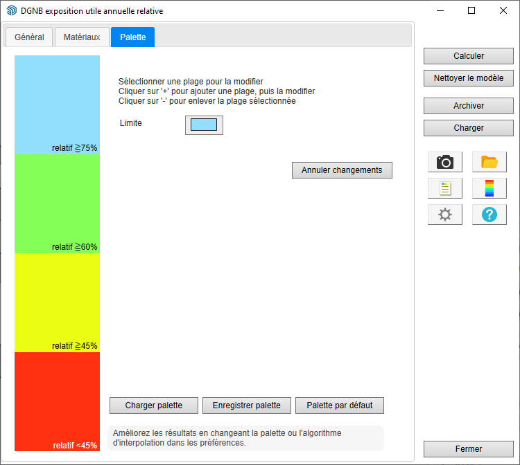 DL-Light extension DGNB Panel tab