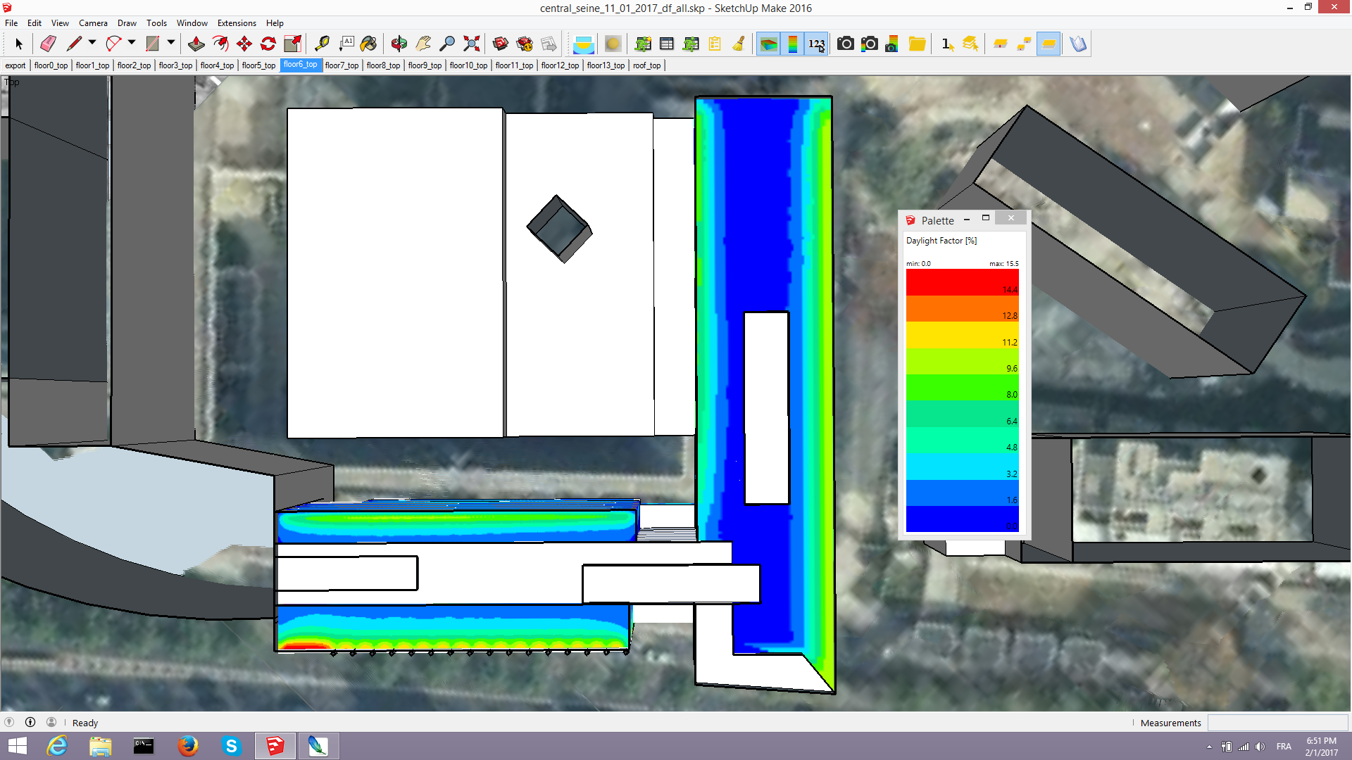 daylight factor ecotect